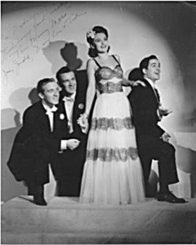 With their distinctive rhythmic vocal style and xylophone accompaniment, The Merry Macs had one of the most unique and recognizable "sounds" of any vocal group of the 1940s.
