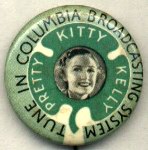 Pretty Kitty Kelly Pinback Button